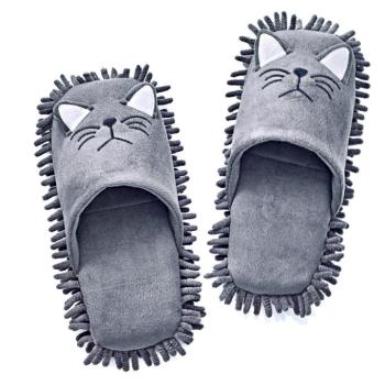 1 pár padlótisztító papucs Cat kép