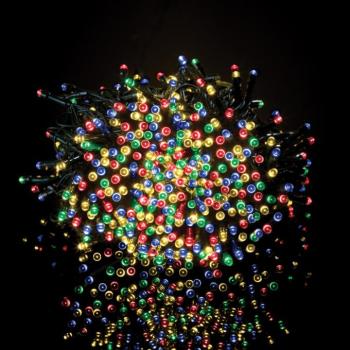 100 db színes LED lámpa kép