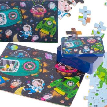 100 részes puzzle játék (kozmosz) kép