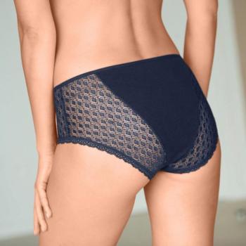 2 darabos Coria egyszínű pamut és csipke maxi bugyi szett a Confidence Lingerie-től kép