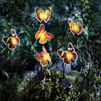 2 db LED-es kerti dísz „Pillangó” kép