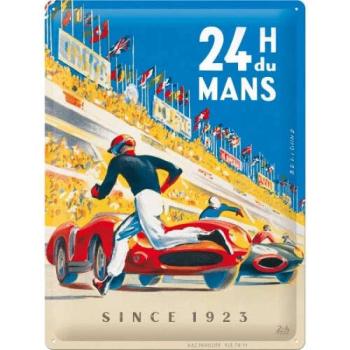 24 h Le Mans – Racing Poster blue - Fémtábla kép