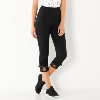 3/4 leggings csipkével kép
