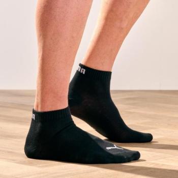 3 pár Quarter Puma bokazokni, fekete színben kép