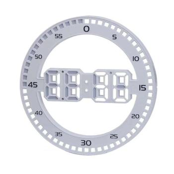 3D LED Kreatív Falióra DS-3688L Nagy Képernyő Ugráló Másodpercekk... kép