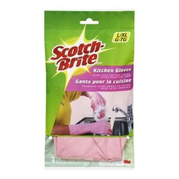 3M Gumikesztyű, L  méret, 1 pár, 3M  &quot;Scotch-Brite&quot; kép