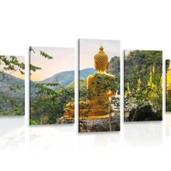 5 részes kép Buddha kilátása kép