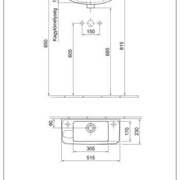 7332 51R1 Saval 2.0 kézmos 50cm E+ feh** kép