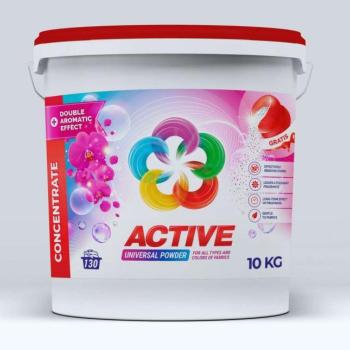 Active mosópor  vödrös 10kg szám: 10kg kép