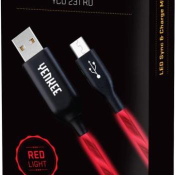 Adat- és töltőkábel MICRO USB világító kép