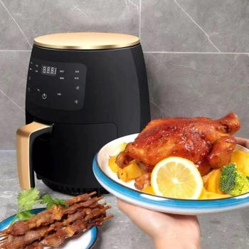 Air Fryer, olaj nélküli fritőz, meleglevegős sütő digitális kijelzővel - 6 l kép