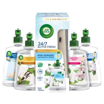 Air Wick Active Fresh utántöltő csomag Friss Pamut készülékkel kép