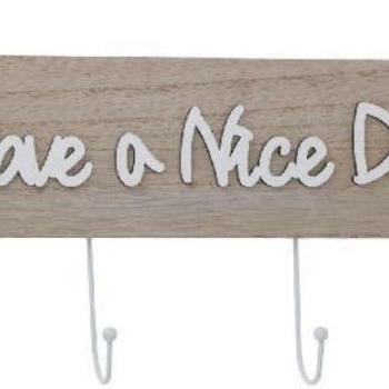 AKASZTÓ VIRÁGGAL &quot;HAVE A NICE DAY&quot; 4 FÉRŐHELYES 45X18CM kép