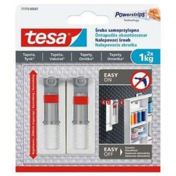 Akasztócsavar, öntapadó, állítható, TESA &quot;Powerstrips®&quot;, érzékeny... kép