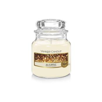 All is Bright, Yankee Candle illatgyertya, kicsi üveg (meleg pézs... kép