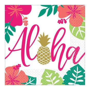 Aloha szalvéta 16 db-os, 33*33 cm kép