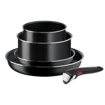 Alumínium edény készlet 5 db-os Ingenio Easy Cook & Clean Black – Tefal kép