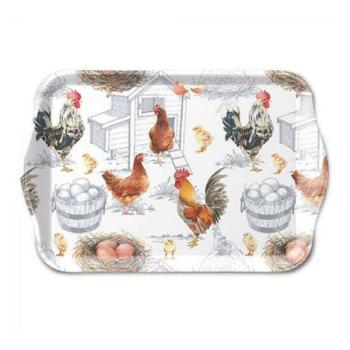 AMB.13715875 Chicken Farm műanyag kistálca 13x21cm kép