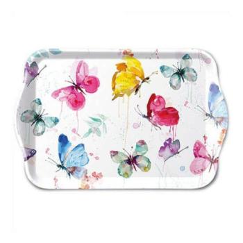 AMB.13716265 Butterfly Collection White műanyag kistálca 13x21cm kép