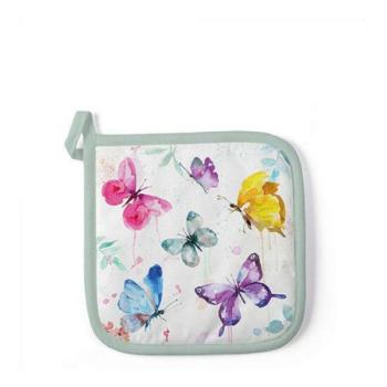 AMB.16516265 Butterfly Collection white edényalátét 20x20cm,100% pamut kép