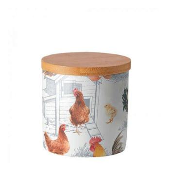 AMB.17415875 Chicken Farm porcelán konyhai tároló 10x10cm kép