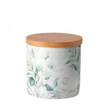 AMB.17417165 Eucalyptus All Over porcelán konyhai tároló 10x10cm kép