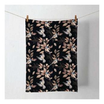 AMB.17817790 Lovely chickadee black konyharuha 50x70cm,100% pamut kép