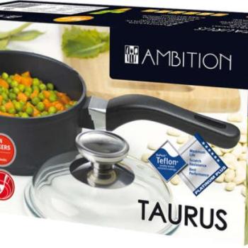 Ambition Taurus nyeles lábas, Teflon Platinum Plus 16 cm kép