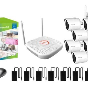 Amiko 8 kamerás WIFI videórendszer rögzítővel WIFI KIT 8900 kép