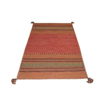 Antique Kilim narancssárga pamutszőnyeg, 120 x 180 cm - Webtappeti kép