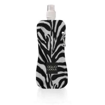 Aqua Licious összehajtható kulacs - Zebra - 400 ml kép