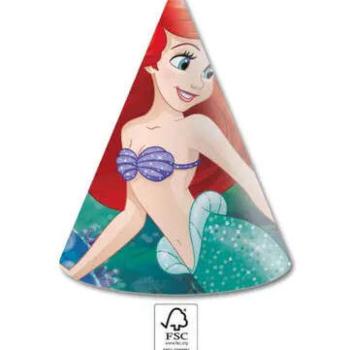 Ariel Curious, Disney Hercegnők, Ariel Parti kalap, csákó 6 db-os FSC kép