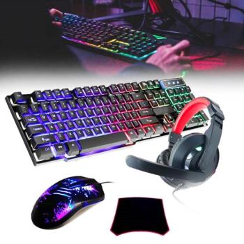 AS1066 4 db-os RGB gamer készlet nem csak játékosok számára - USB (BBV) kép