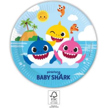 Baby Shark Next Generation papírtányér 8 db-os 23 cm FSC kép