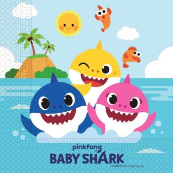 Baby Shark szalvéta 20 db-os kép