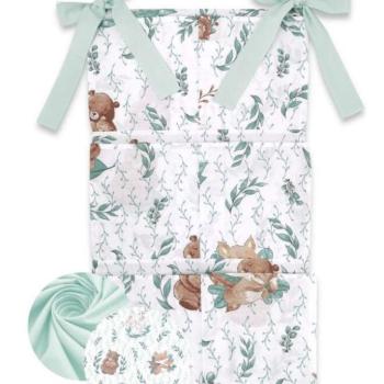 Baby Shop zsebes tároló - Lulu Natural menta kép