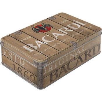 Bacardi – Wood Barrel Logo Tárolódoboz kép