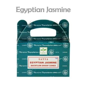 Backflow-lefelé áramló füstölő kúp Egyptian Jasmine 24db kép