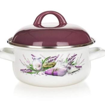 BANQUET Zománc lábas LAVENDER 22 cm, 2,9 l kép