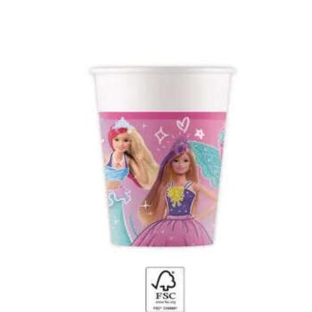 Barbie Fantasy papír pohár 8 db-os 200 ml FSC kép