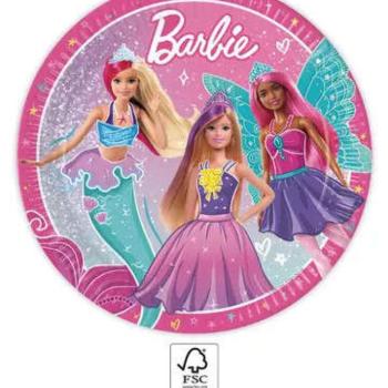 Barbie Fantasy papírtányér 8 db-os 23 cm FSC kép