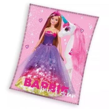 Barbie mintájú korall takaró (130 x 170 cm) kép