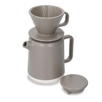 Barna kerámia kanna csepegtetővel 0,8 l La Cafetiere Seville - Kitchen Craft kép