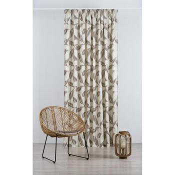 Barna-krémszínű függöny 210x245 cm Nydia – Mendola Fabrics kép