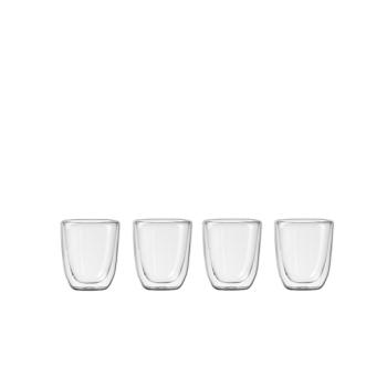 BASIC Glas Double Wall pohár 190 ml - szett 4 db kép