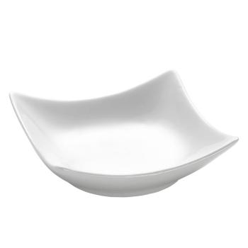 Basic Wave fehér porcelán tálka, 10,5 x 10,5 cm - Maxwell & Williams kép