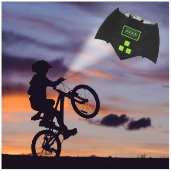 BatKing - Menő Batman formájú bicikli lámpa és csengő 2 extra erős T6 LED-del (BBV) (BBD) kép