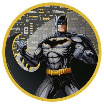 Batman papírtányér 8 db-os 23cm kép