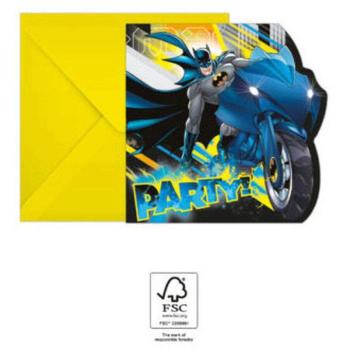 Batman Rogue Rage Party meghívó 6 db-os FSC kép