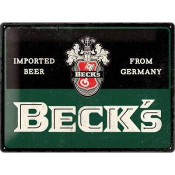 BECK&amp;- 039;s Imported Beer From Germany Fémtábla kép